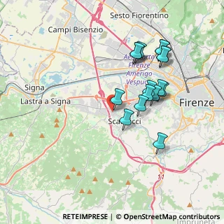 Mappa Via Giovan Battista Pergolesi, 50018 Scandicci FI, Italia (3.61563)