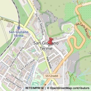 Mappa Piazza Shelley, 26, 56017 San Giuliano Terme, Pisa (Toscana)