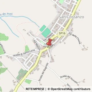 Mappa Piazza Perticari,  15, 61039 San Costanzo, Pesaro e Urbino (Marche)