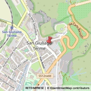 Mappa Via Giovanni Battista Niccolini, 33, 56017 San Giuliano Terme, Pisa (Toscana)