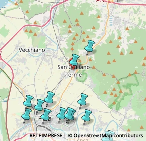 Mappa Via Roma San Giuliano Terme, 56017 San Giuliano Terme PI, Italia (6.23)