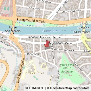Mappa Via Coluccio Salutati, 78/A, 50126 Firenze, Firenze (Toscana)