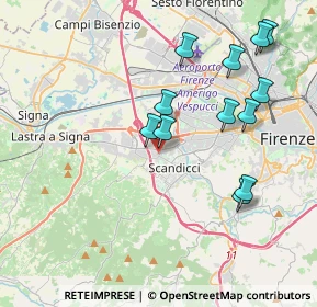 Mappa Via Amilcare Ponchielli, 50144 Scandicci FI, Italia (4.0825)