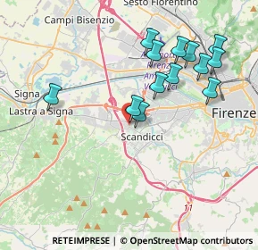 Mappa Via Amilcare Ponchielli, 50144 Scandicci FI, Italia (3.91846)