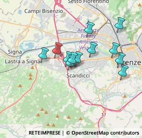 Mappa Via Amilcare Ponchielli, 50144 Scandicci FI, Italia (2.98417)