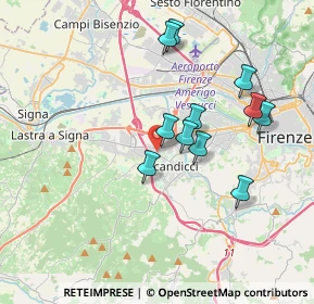 Mappa Via Amilcare Ponchielli, 50144 Scandicci FI, Italia (3.36091)