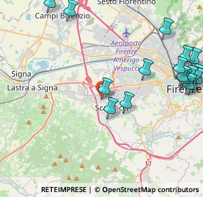 Mappa Via Amilcare Ponchielli, 50144 Scandicci FI, Italia (5.89421)
