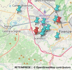 Mappa Via Amilcare Ponchielli, 50144 Scandicci FI, Italia (3.2325)