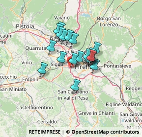 Mappa Via Amilcare Ponchielli, 50144 Scandicci FI, Italia (9.3805)