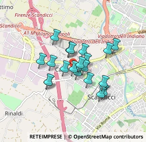 Mappa Via Amilcare Ponchielli, 50144 Scandicci FI, Italia (0.6365)