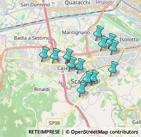 Mappa Via Amilcare Ponchielli, 50144 Scandicci FI, Italia (1.50385)