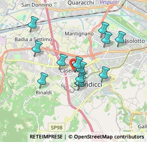 Mappa Via Amilcare Ponchielli, 50144 Scandicci FI, Italia (1.6375)