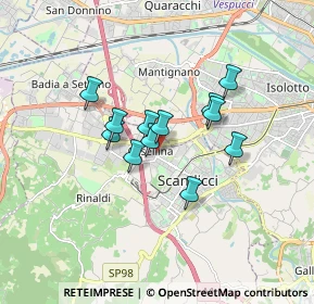 Mappa Via Amilcare Ponchielli, 50144 Scandicci FI, Italia (1.245)