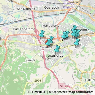 Mappa Via Amilcare Ponchielli, 50144 Scandicci FI, Italia (1.69273)