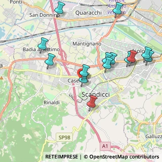 Mappa Via Amilcare Ponchielli, 50144 Scandicci FI, Italia (2.23643)