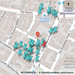 Mappa Via Amilcare Ponchielli, 50144 Scandicci FI, Italia (0.07276)