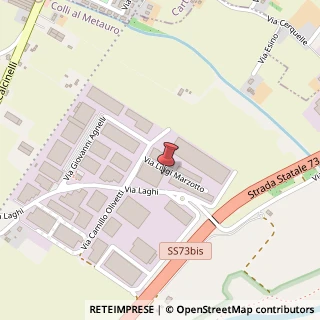 Mappa Via Laghi,  1, 61030 Saltara, Pesaro e Urbino (Marche)