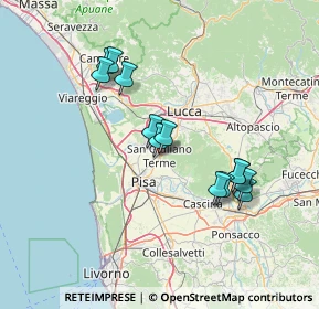 Mappa Largo Shelley, 56017 San Giuliano Terme PI, Italia (13.35538)