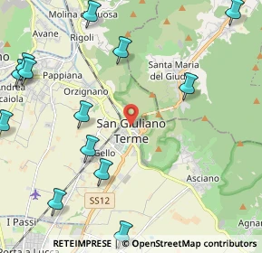 Mappa Largo Shelley, 56017 San Giuliano Terme PI, Italia (3.00615)