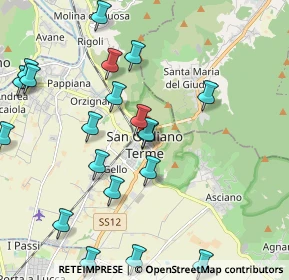 Mappa Largo Shelley, 56017 San Giuliano Terme PI, Italia (2.421)