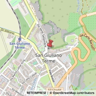Mappa Largo Shelley, 18, 56017 San Giuliano Terme, Pisa (Toscana)
