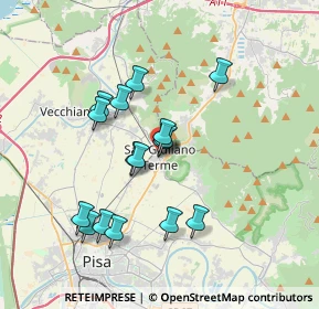 Mappa Largo Shelley, 56017 San Giuliano Terme PI, Italia (3.28938)