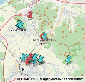 Mappa Largo Shelley, 56017 San Giuliano Terme PI, Italia (4.74118)