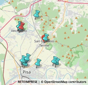 Mappa Largo Shelley, 56017 San Giuliano Terme PI, Italia (4.74923)
