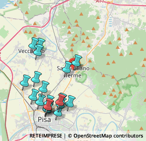 Mappa Largo Shelley, 56017 San Giuliano Terme PI, Italia (4.7315)