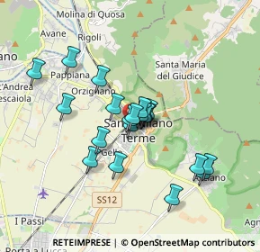 Mappa Via Martin Luther King San Giuliano Terme, 56017 San Giuliano Terme PI, Italia (1.437)