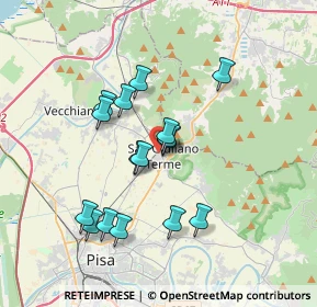 Mappa Via Martin Luther King San Giuliano Terme, 56017 San Giuliano Terme PI, Italia (3.22313)