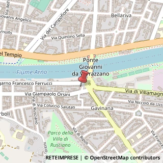 Mappa Piazza Ravenna, 12, 50126 Firenze, Firenze (Toscana)