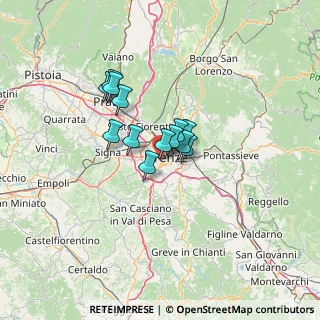 Mappa Via del Casone, 50124 Firenze FI, Italia (8.42769)