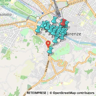 Mappa Via del Casone, 50124 Firenze FI, Italia (0.7375)