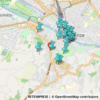 Mappa Via del Casone, 50124 Firenze FI, Italia (0.804)