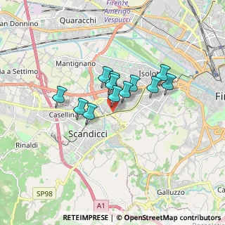 Mappa Presso Ipercoop, 50143 Firenze FI, Italia (1.21833)