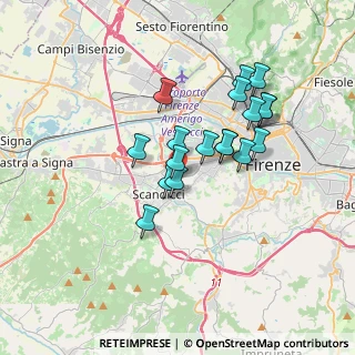 Mappa Presso Ipercoop, 50143 Firenze FI, Italia (2.97611)