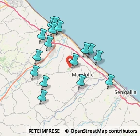 Mappa Str. di Santa Lucia, 61039 San Costanzo PU, Italia (7.25688)