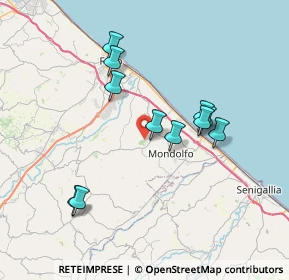 Mappa Str. di Santa Lucia, 61039 San Costanzo PU, Italia (6.90909)