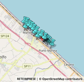 Mappa Lungomare Cristoforo Colombo, 61037 Marotta PU, Italia (0.95158)