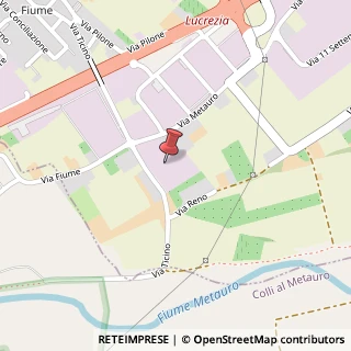 Mappa Via Metauro, 2, 61030 Cartoceto, Pesaro e Urbino (Marche)