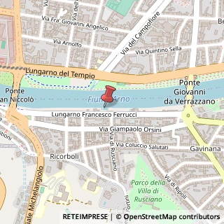 Mappa Lungarno Francesco Ferrucci, 24, 50126 Firenze, Firenze (Toscana)