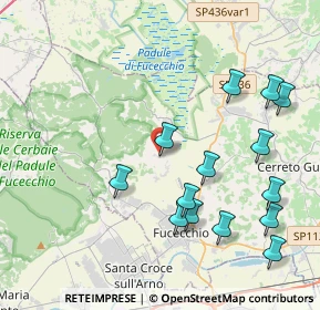 Mappa Via San Gregorio, 50054 Fucecchio FI, Italia (4.60429)