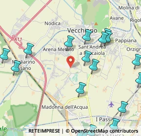 Mappa Via delle Murella Arena Metato, 56017 San Giuliano Terme PI, Italia (3.027)