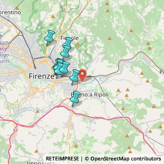 Mappa Via Dalla Chiesa Generale Carlo Alberto, 50136 Firenze FI, Italia (2.96727)