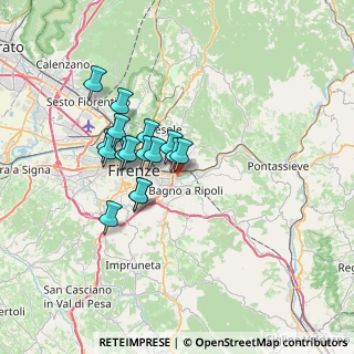 Mappa Via Dalla Chiesa Generale Carlo Alberto, 50136 Firenze FI, Italia (5.41375)
