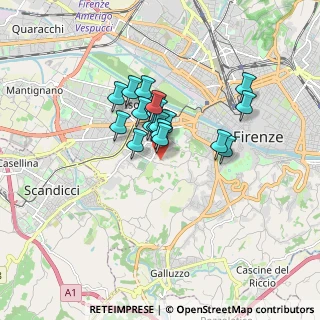 Mappa Via Giottino, 50143 Firenze FI, Italia (1.17368)
