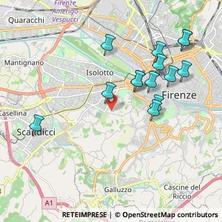 Mappa Via Giottino, 50143 Firenze FI, Italia (2.19357)