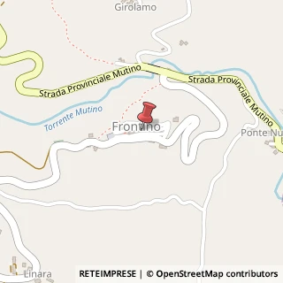 Mappa Corso Papa Giovanni XXIII, 5, 61021 Frontino, Pesaro e Urbino (Marche)