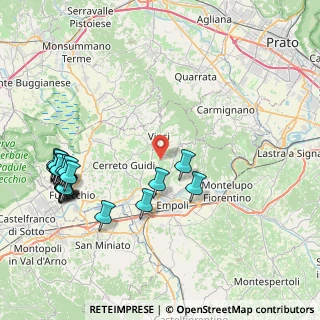 Mappa 50059 Vinci FI, Italia (10.454)